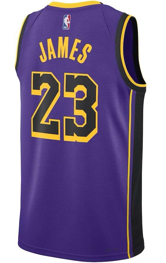 Los Angeles Lakers LeBron James Purple Jersey - Statement Edition