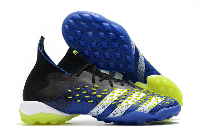 Zapatillas Société Predator Freak.1 FG Black/Blue/Yellow - Cano Alto