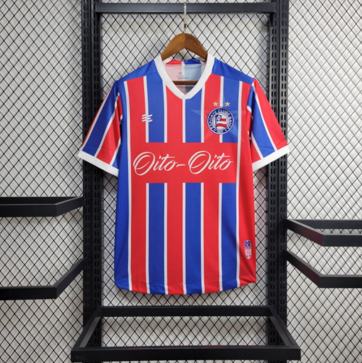 Camiseta Comemorativa 1988 Bahia 24/25 Rayada