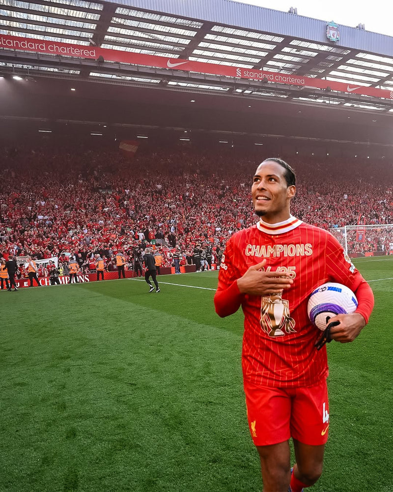 Camiseta Liverpool Home - Edición especial - Campeones 24/25 y Trofeo de Oro