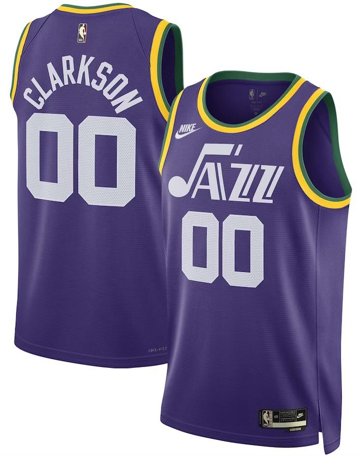 Utah Jazz Jordan Clarkson Purple Jersey - Classic Edition