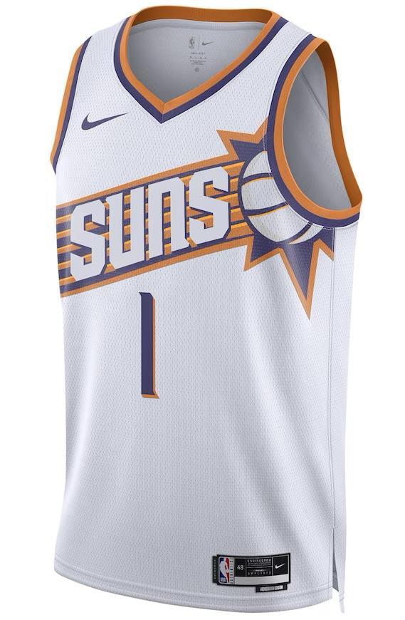 Phoenix Suns Devin Booker White Jersey - Association Edition