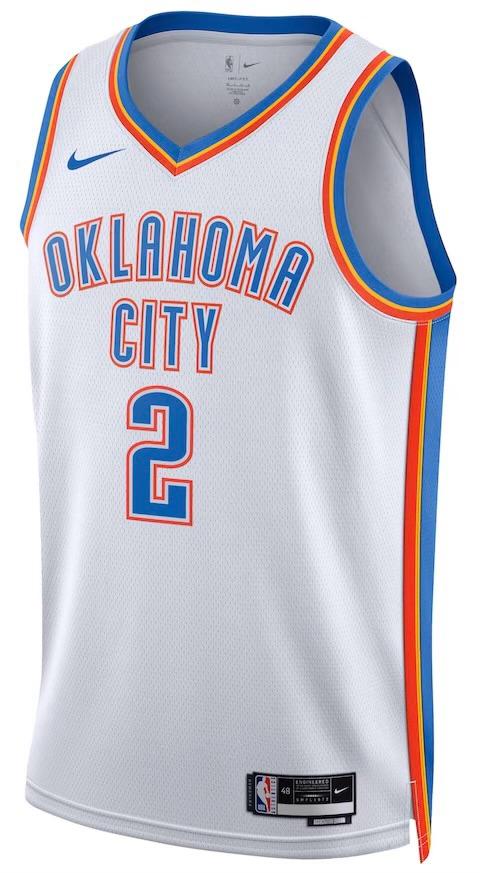 Oklahoma City Thunder Shai Gilgeous-Alexander White Jersey - Association Edition