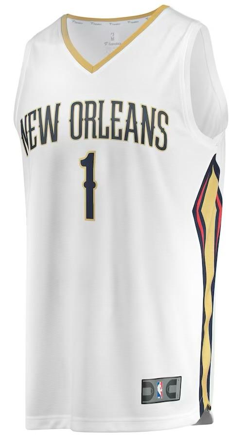 New Orleans Pelicans Zion Williamson White Jersey - Association Edition