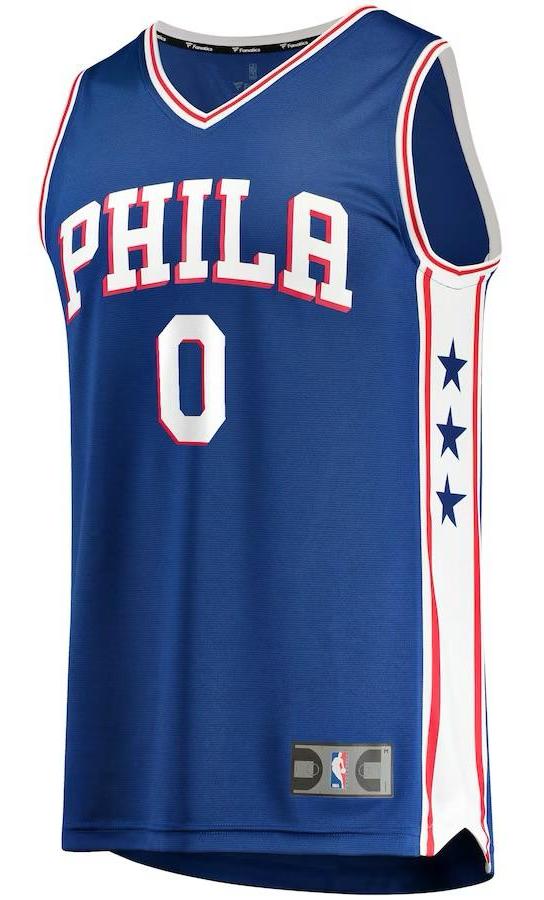 Philadelphia 76ers Tyrese Maxey Royal Jersey - Icon Edition