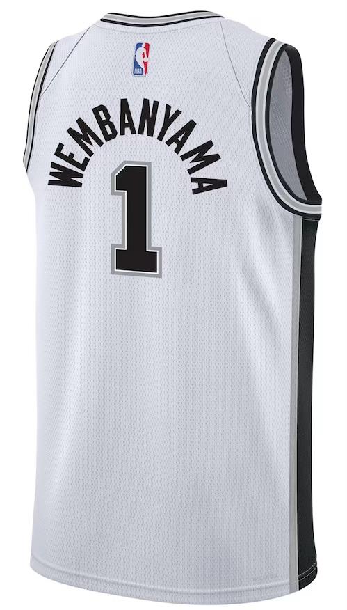 San Antonio Spurs Victor Wembanyama White Jersey - Association Edition