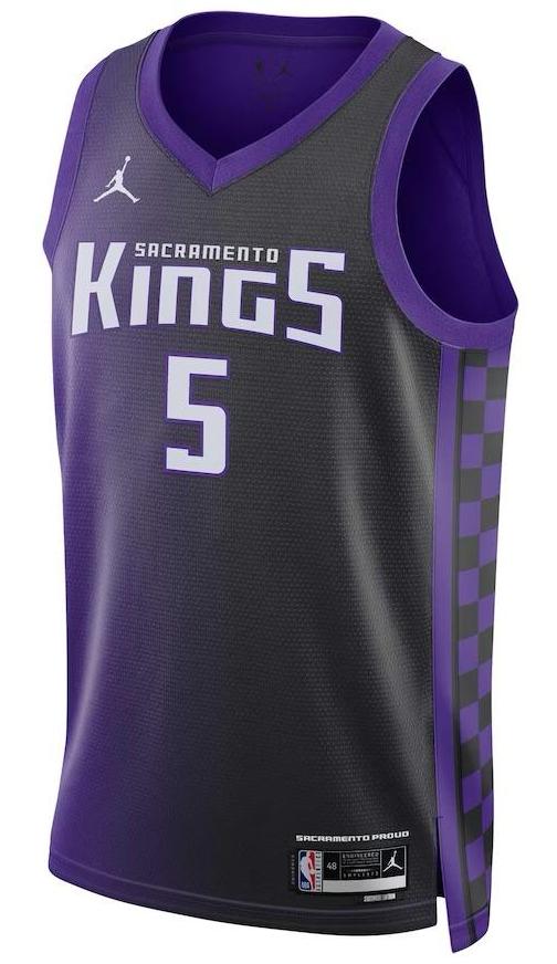 Sacramento Kings De'Aaron Fox Purple Jersey - Statement Edition