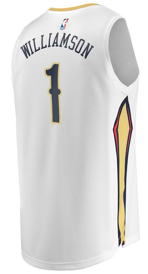 New Orleans Pelicans Zion Williamson White Jersey - Association Edition