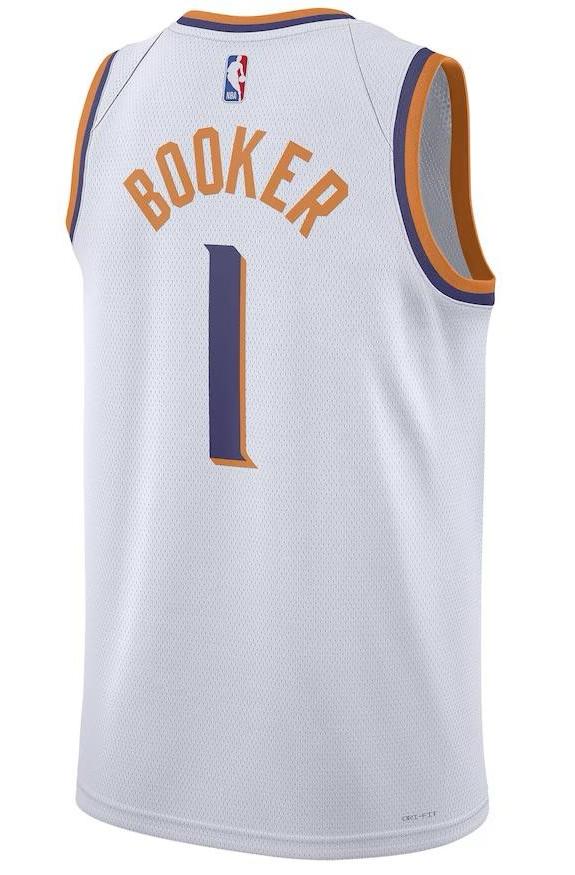 Phoenix Suns Devin Booker White Jersey - Association Edition