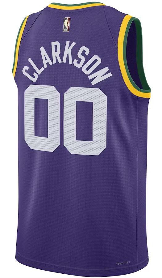 Utah Jazz Jordan Clarkson Purple Jersey - Classic Edition