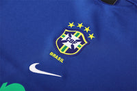 Camiseta de entrenamiento retro de Manga Larga del Brasil 2002