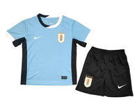 Camiseta y Pantalones Cortos Niños Uruguai Home 24/25