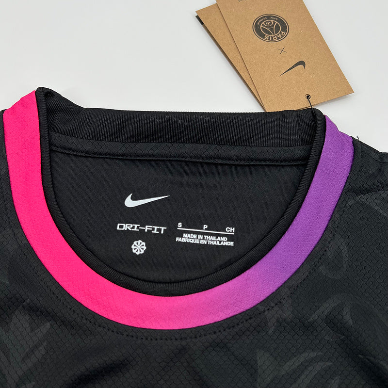 Camiseta PSG Edición Especial 24/25 Negro e Rosa