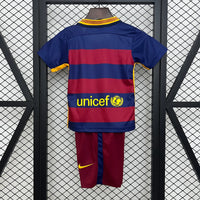 Camiseta y Pantalones Cortos para Niño FC Barcelona Retro