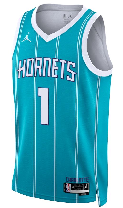 Charlotte Hornets LaMelo Ball Teal Jersey - Icon Edition