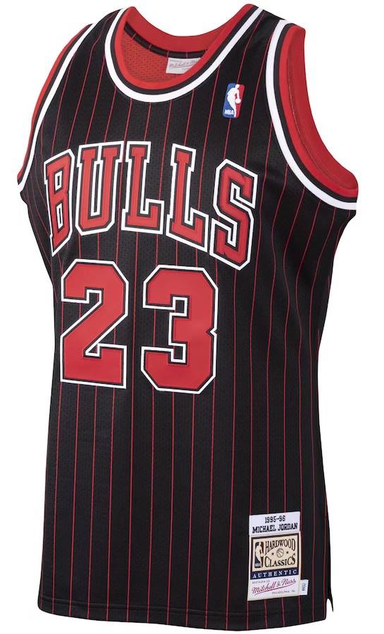 Chicago Bulls Michael Jordan Black 1995/96 Jersey