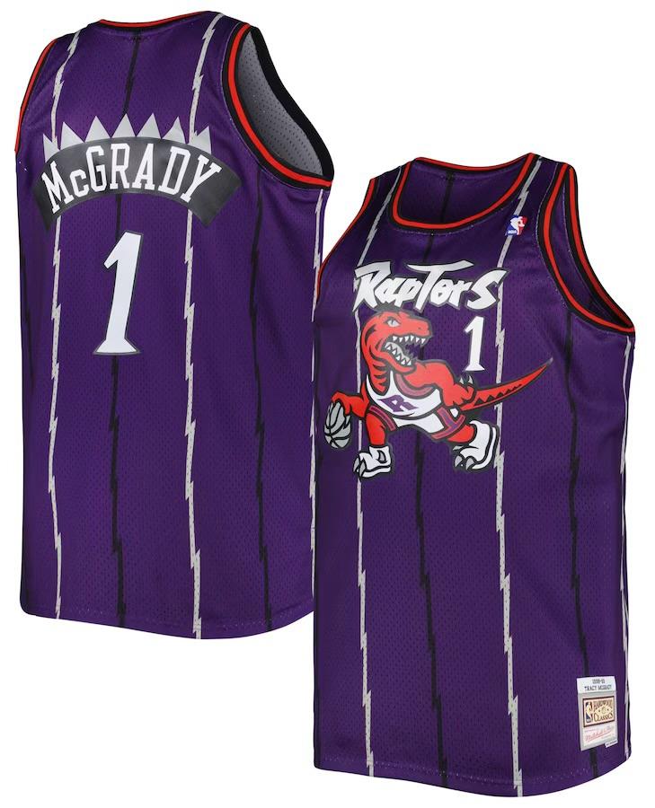 Toronto Raptors Tracy McGrady Purple 1998/99 Jersey