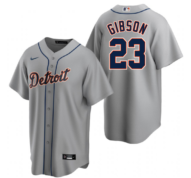 Detroit Tigers Kirk Gibson – Gray Jersey