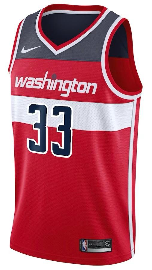 Washington Wizards Kyle Kuzma Red Jersey - Icon Edition