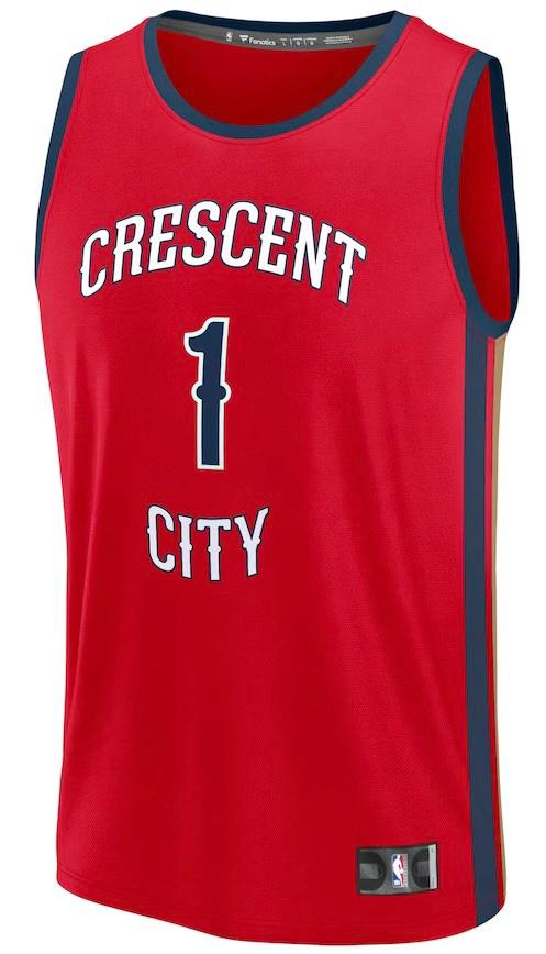 New Orleans Pelicans Zion Williamson Red Jersey - Statement Edition