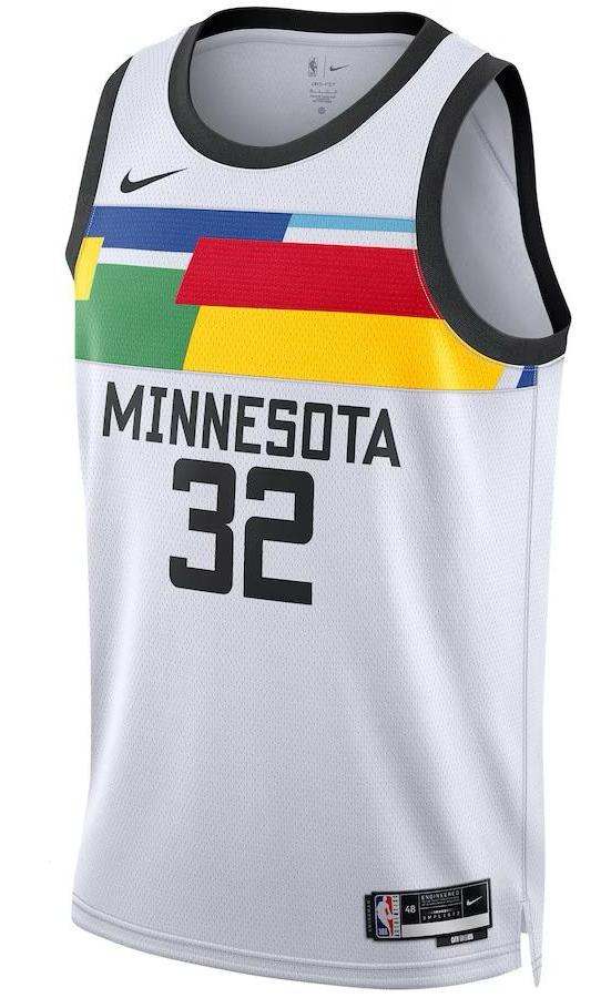 Minnesota Timberwolves Karl-Anthony Towns White 2022/23 Jersey - City Edition