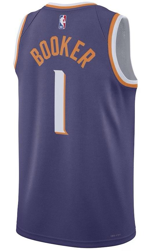 Phoenix Suns Devin Booker Purple Jersey - Icon Edition