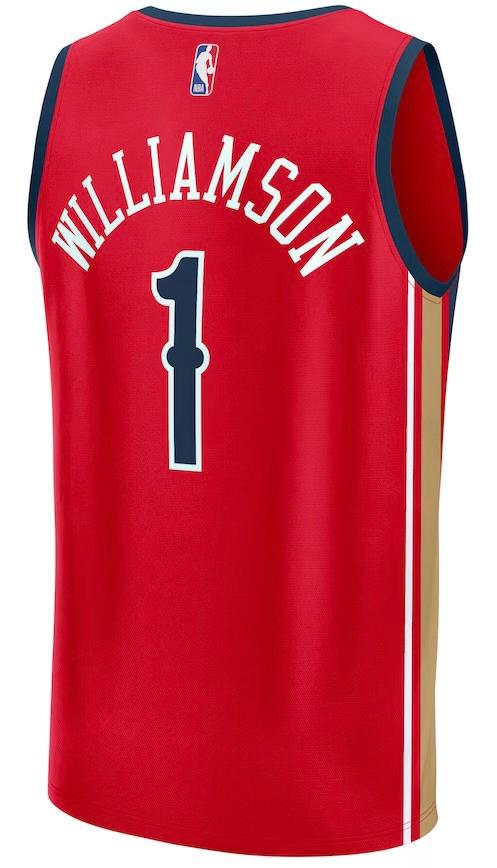 New Orleans Pelicans Zion Williamson Red Jersey - Statement Edition