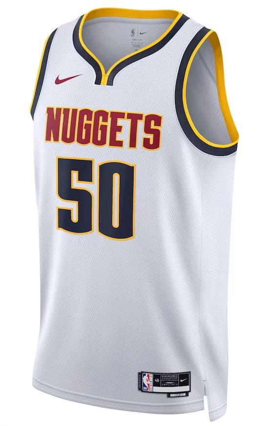 Denver Nuggets Aaron Gordon White Jersey - Association Edition