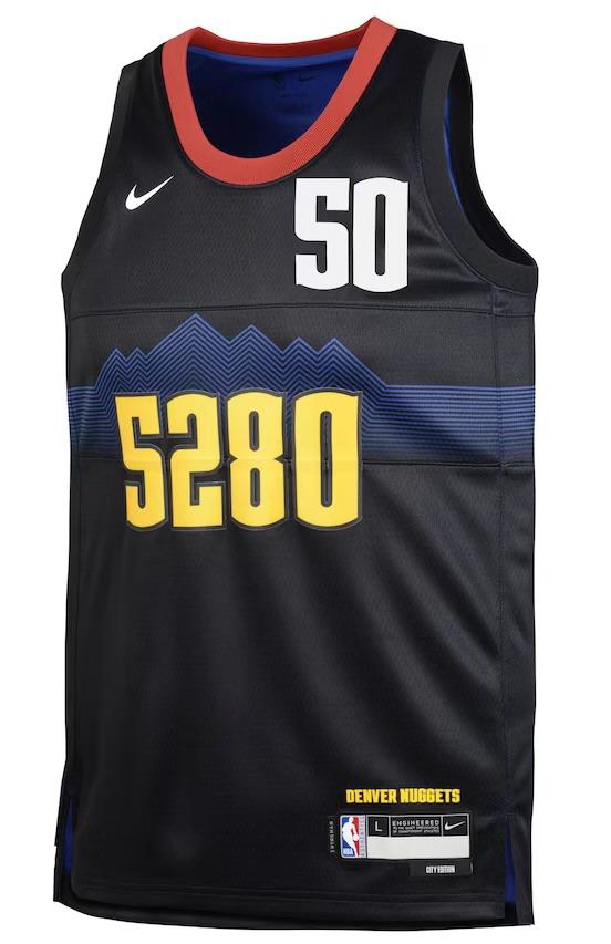 Denver Nuggets Aaron Gordon Black 2023/24 Jersey - City Edition