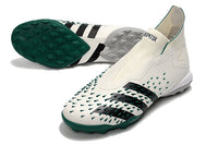 Zapatillas Société Predator Freak + FG White/Green - Cano Alto