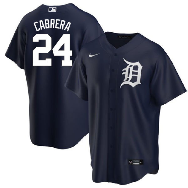 Detroit Tigers Miguel Cabrera – Navy Jersey