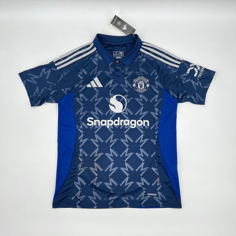 Camiseta Manchester United Away 24/25 Adidas - Azul