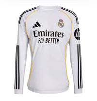 Camiseta Real Madrid Home 25/26 - Manga larga