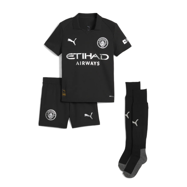 Conjunto para niño/niña Manchester City Away 25/26 - Con medias