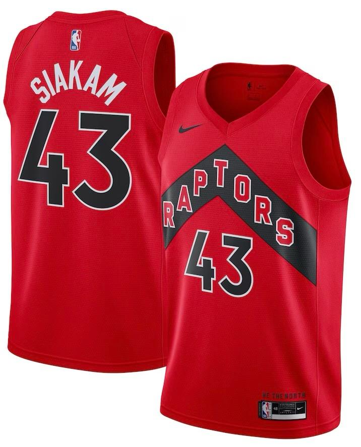 Toronto Raptors Pascal Siakam Red Jersey - Icon Edition