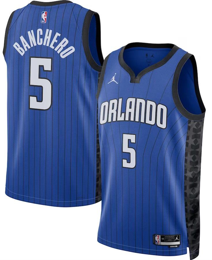 Orlando Magic Paolo Banchero Blue Jersey - Statement Edition