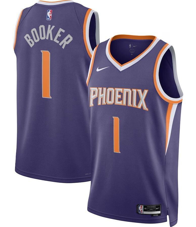 Phoenix Suns Devin Booker Purple Jersey - Icon Edition