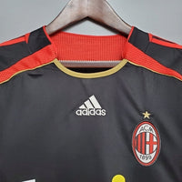 Camiseta AC Milan Retro - 2006 Negra