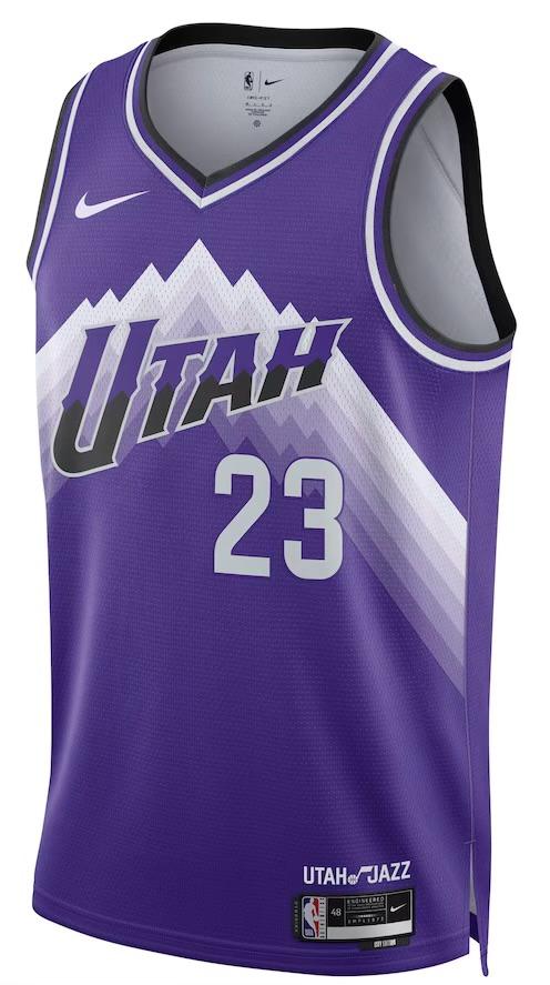 Utah Jazz Lauri Markkanen Purple 2023/24 Jersey - City Edition