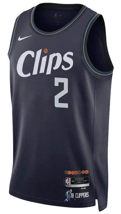 LA Clippers Kawhi Leonard Navy 2023/24 Jersey - City Edition