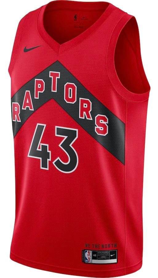 Toronto Raptors Pascal Siakam Red Jersey - Icon Edition