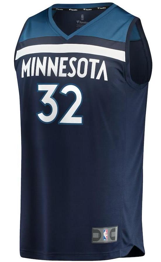 Minnesota Timberwolves Karl-Anthony Towns Navy Jersey - Icon Edition