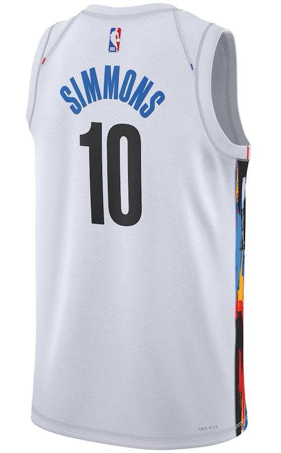 Brooklyn Nets Ben Simmons White 2022/23 Jersey - City Edition