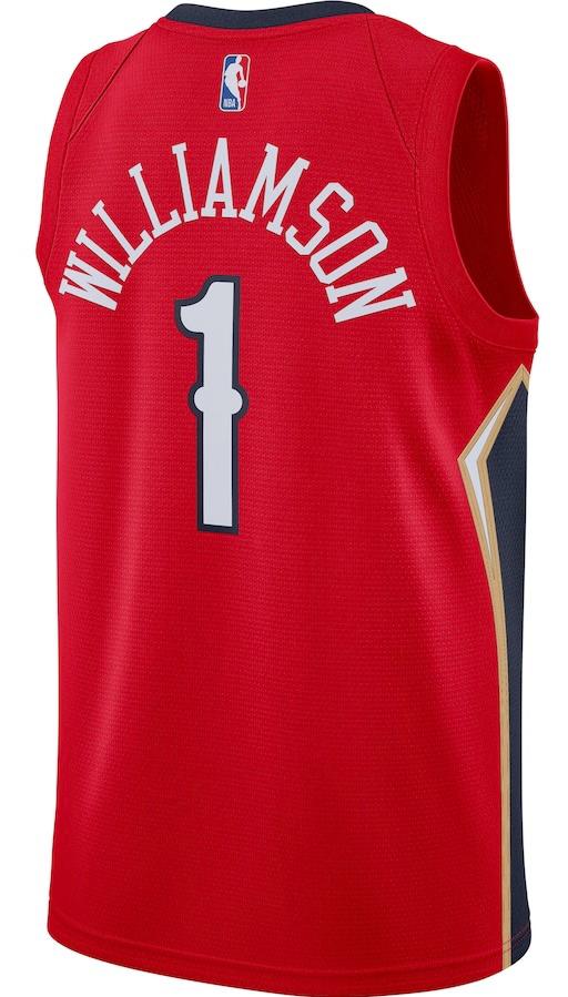 New Orleans Pelicans Zion Williamson Red Jersey - Statement Edition