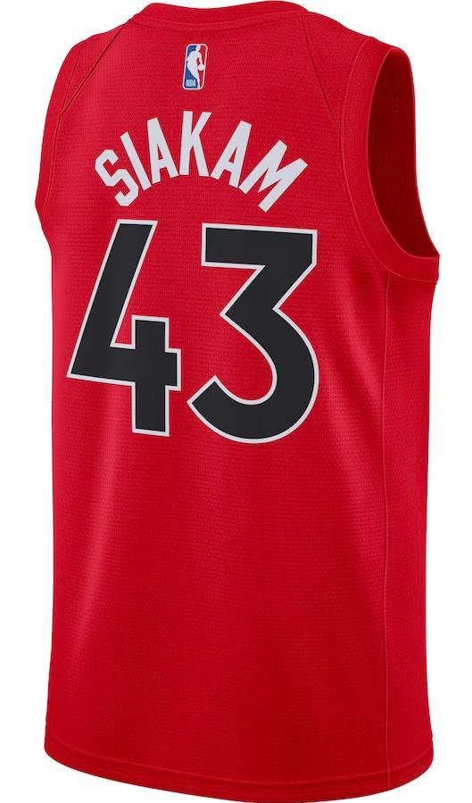 Toronto Raptors Pascal Siakam Red Jersey - Icon Edition