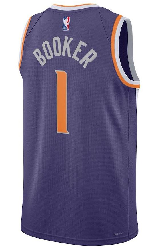 Phoenix Suns Devin Booker Purple Jersey - Icon Edition