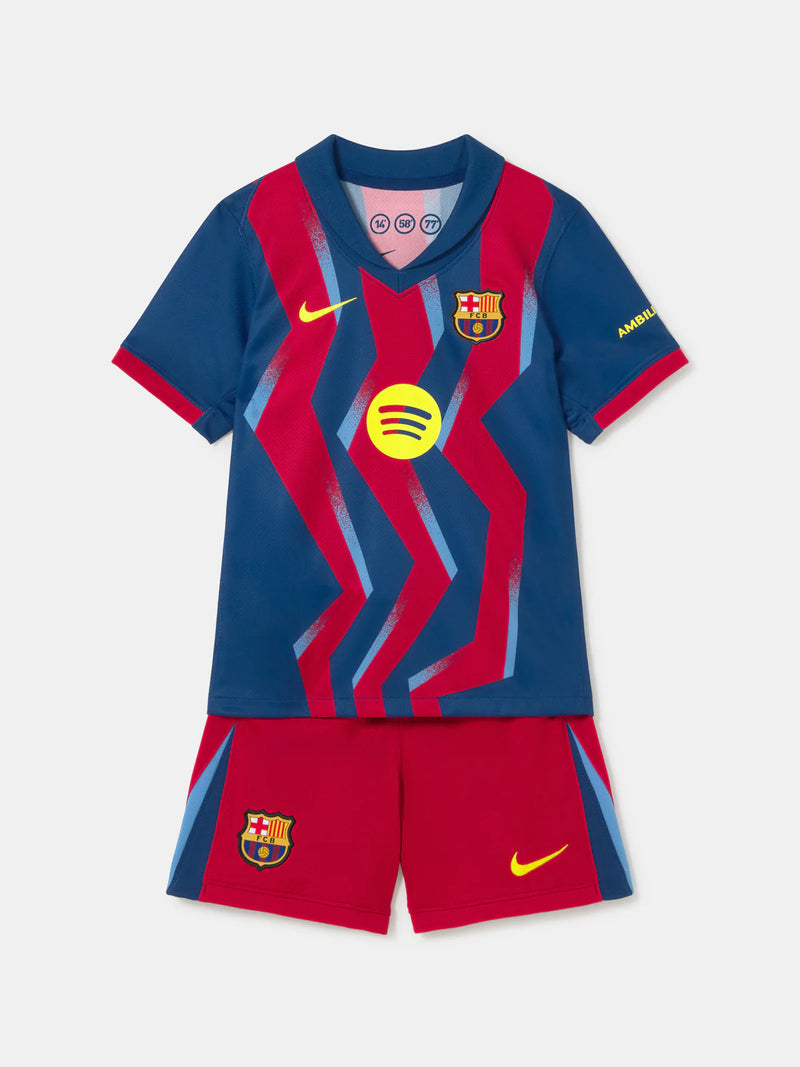 Conjunto para niño/niña FC Barcelona Cuarta Equipación 25/26 - con medias