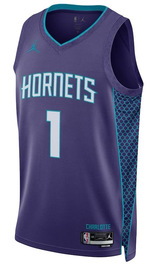 Charlotte Hornets LaMelo Ball Purple Jersey - Statement Edition