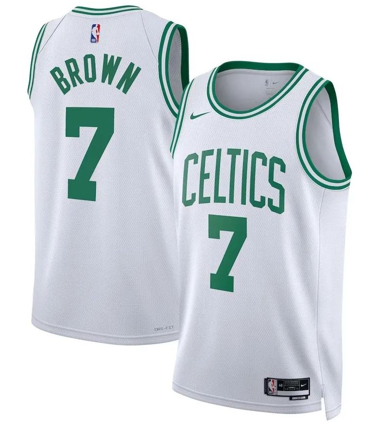 Boston Celtics Jaylen Brown White Jersey - Association Edition