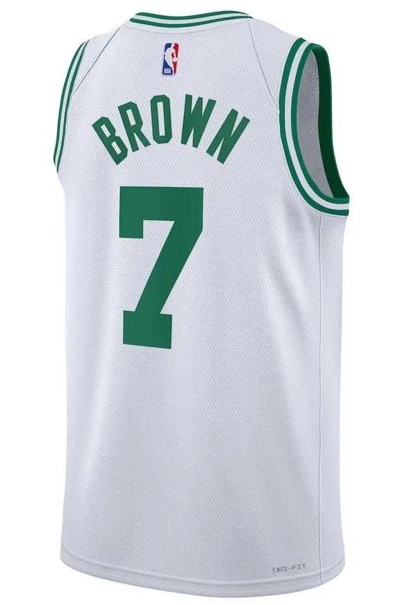 Boston Celtics Jaylen Brown White Jersey - Association Edition